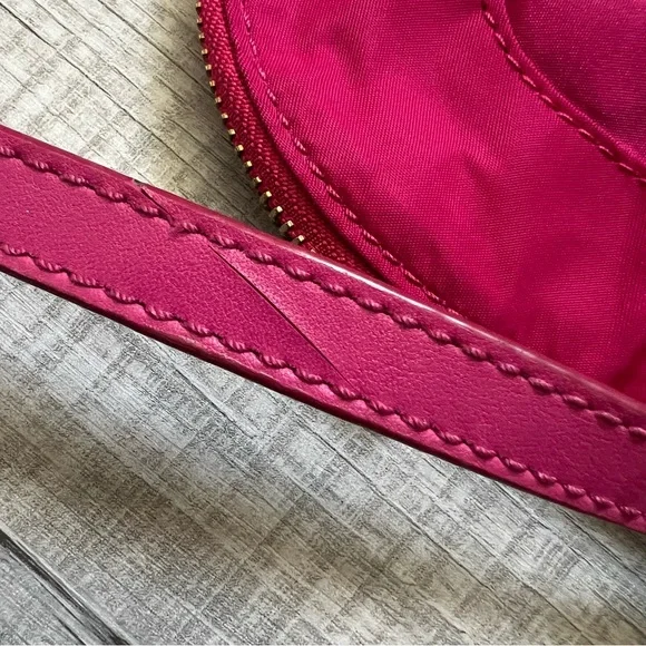 MARC JACOBS Preppy Nylon Mini Natasha Crossbody Bag Pink Magenta - Picture 7 of 16